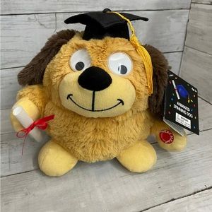 Graduation Plush Stuffed Dog Animated Spinning Singing We're Gonna Celebrate